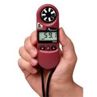 Callibrated air velocity, temperature, rH measuing unit